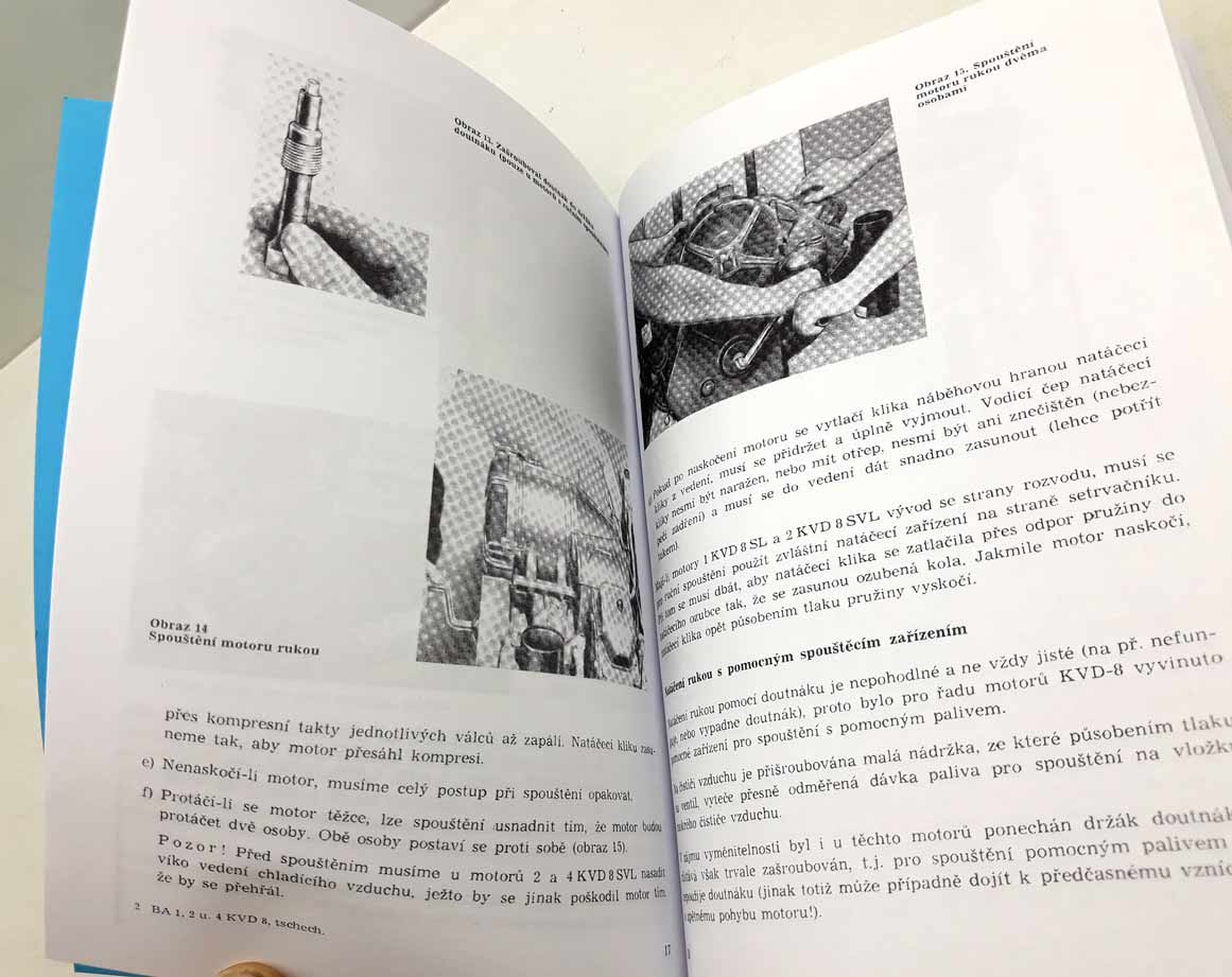 Motory 1KVD 8SL, 2KVD 8SVL, 4KVD 8SVL - Udržovací příručka pro stacionární a zabudované samozápalné motory. Reprint. - Image 5