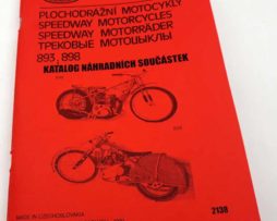 Jawa 500 typ 898 a 893 plochodrážní motocykl Katalog náhradních dílů - reprint