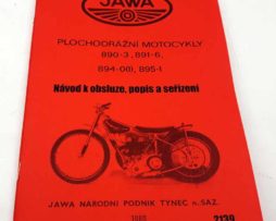 Jawa 500 typ 890-3, 891-6.894-0(1), 895-1 plochodrážní motocykl Návod k obsluze popis a seřízení - reprint