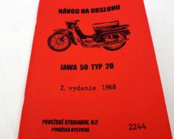 Jawa 50 typ 20 Návod k obsluze a údržbě 2vyd/1968 reprint