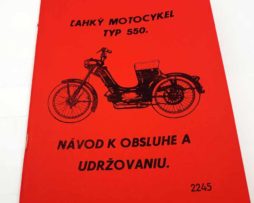 Jawa 50 typ 550 Návod k obsluze a udržovaniu. Reprint.