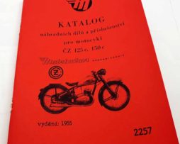 ČZ 125c, ČZ150c Katatalog náhradních dílů a příslušenství rok 1955 reprint.