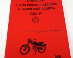 Jawa 90 - Dodatek k dílenské příručce a schema el. Zapojení - reprint