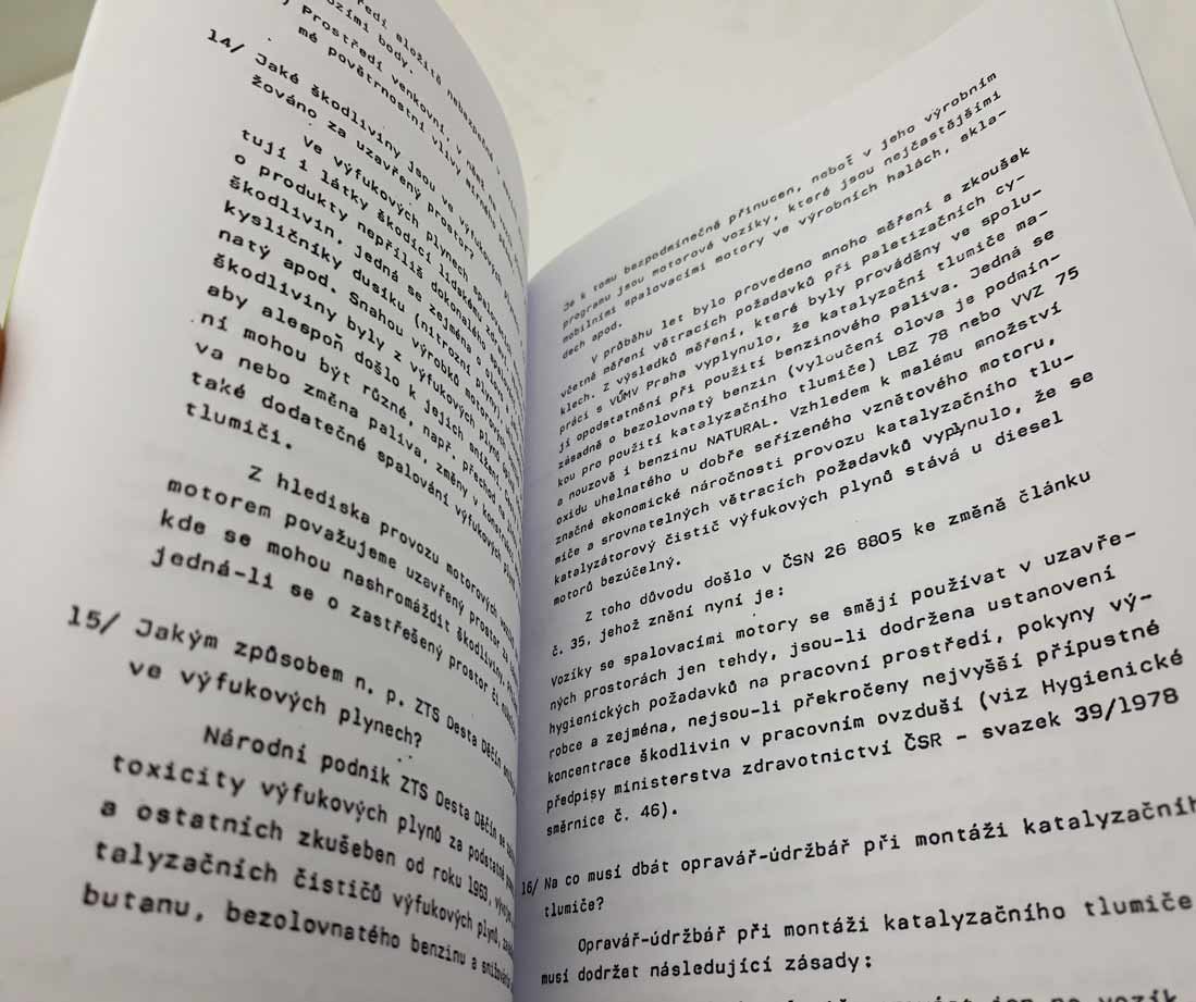 Kurs opravářů -údržbářů motorových vozíků vyrobených v n.p. ZTS Desta - učební texty reprint - Image 12