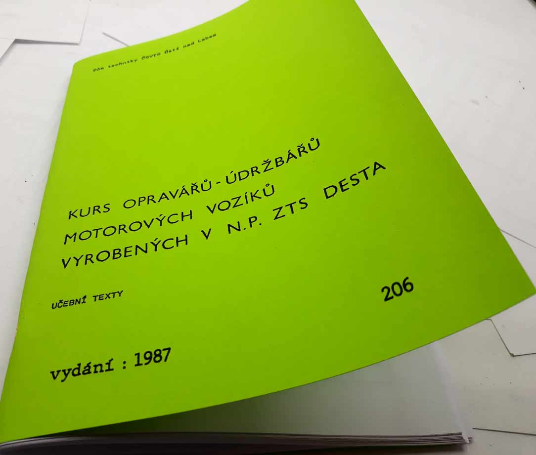 Kurs opravářů -údržbářů motorových vozíků vyrobených v n.p. ZTS Desta - učební texty reprint - Image 9