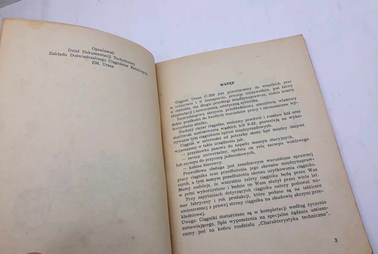 Ursus Ciagnik C330 - Návod k obsluze v polštině - Image 5