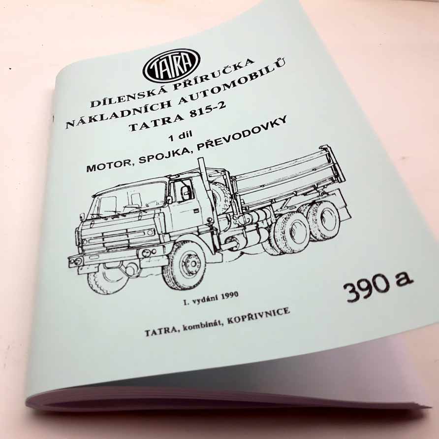 Tatra 815 -2 Dílenská příručka 1 díl vyd.1990 reprint. - Image 8