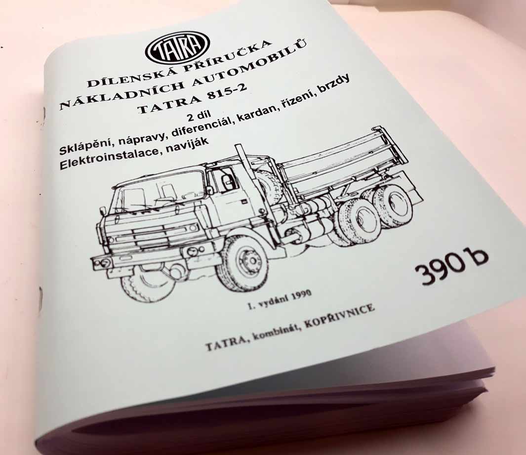 Tatra 815 -2 Dílenská příručka 2 díl vyd.1990 reprint. - Image 9