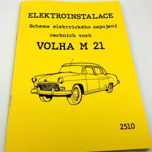 Elektroinstalace. Schemata elektrického zapojení vozů Volha M21 reprint