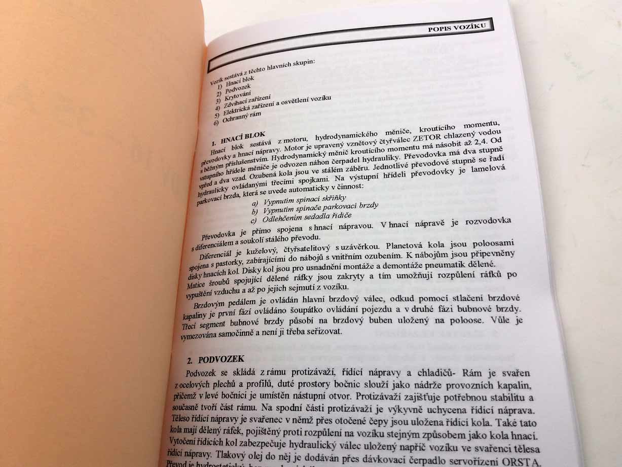 Návod k používání, řízení a údržbě vysokozdvižných vozíků DESTA DV 16 - 35A textová část reprint. - Image 5