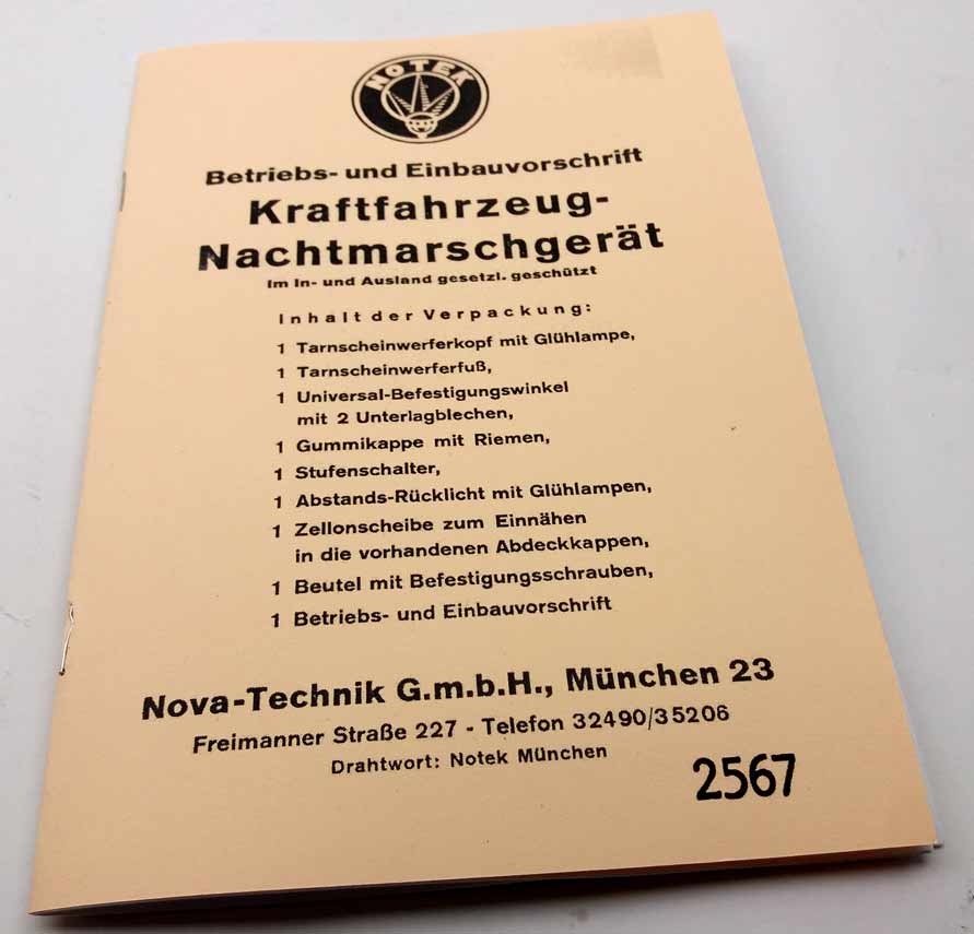 Notek - Kraftfahrzeug-Nachtmatschgerät - Nova-technik Gmbh - reprint. - Image 7