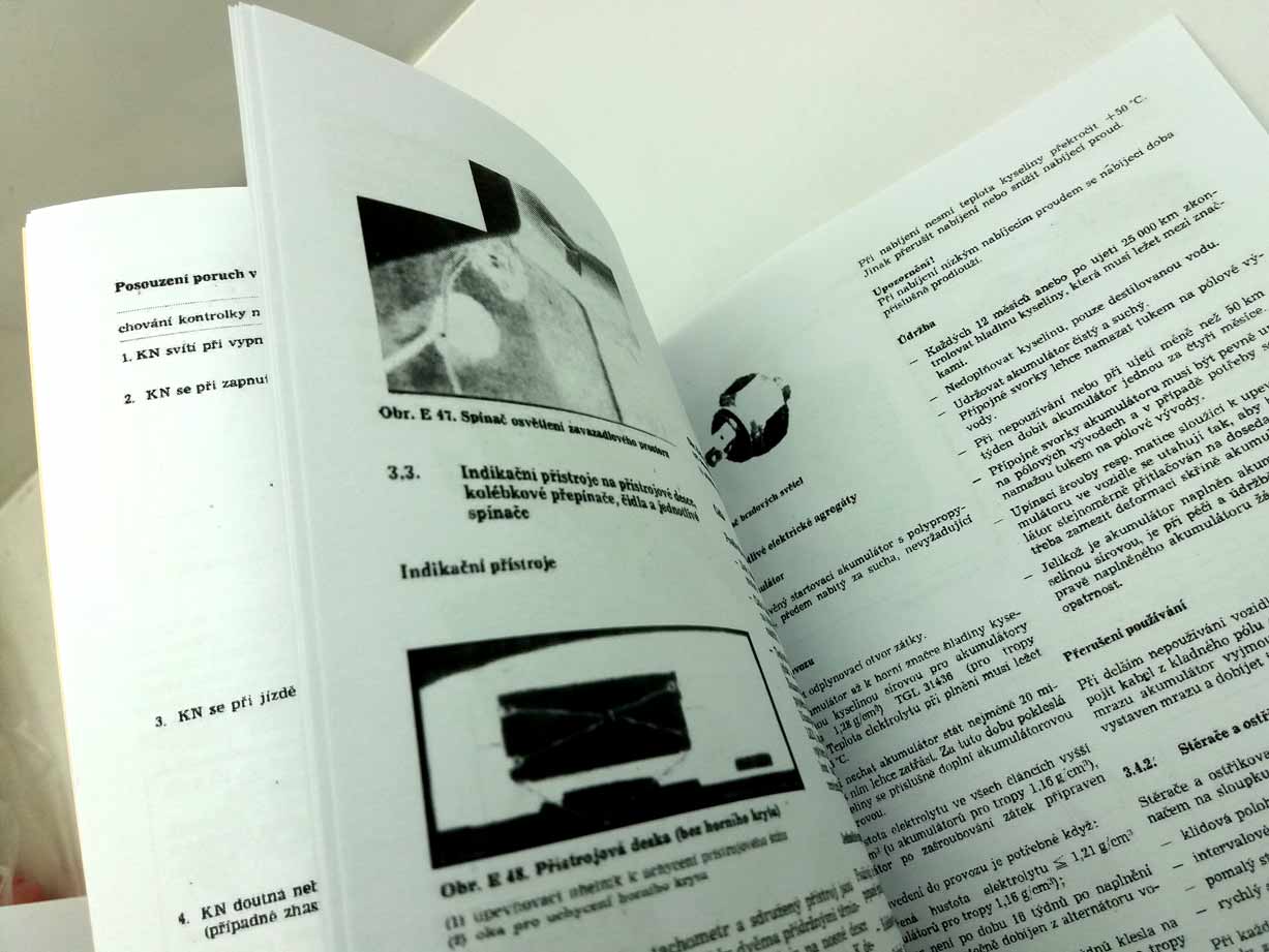 Návod na opravy Wartburg 1,3 reprint - kapitola Elektrická zařízení. Dílenská příručka Elektrická zařízen na Wartburga se čtyřtaktním motorem 1,3 v češtině - Image 3