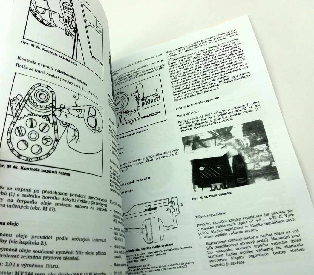 Návod na opravy Wartburg 1,3 reprint - kapitola Motor. Dílenská příručka Motor na Wartburga se čtyřtaktním motorem 1,3 v češtině - Image 5