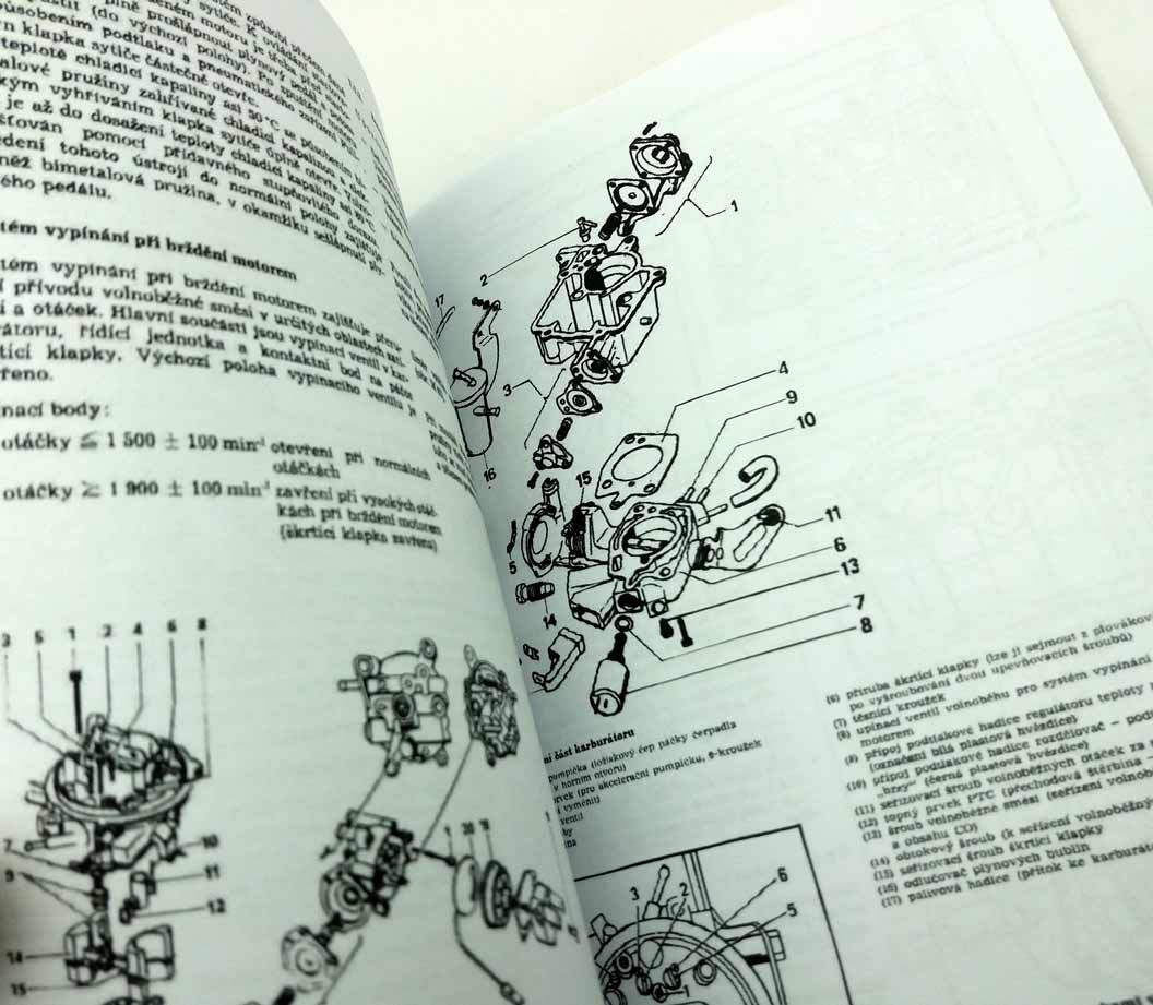 Návod na opravy Wartburg 1,3 reprint - kapitola Motor. Dílenská příručka Motor na Wartburga se čtyřtaktním motorem 1,3 v češtině - Image 3