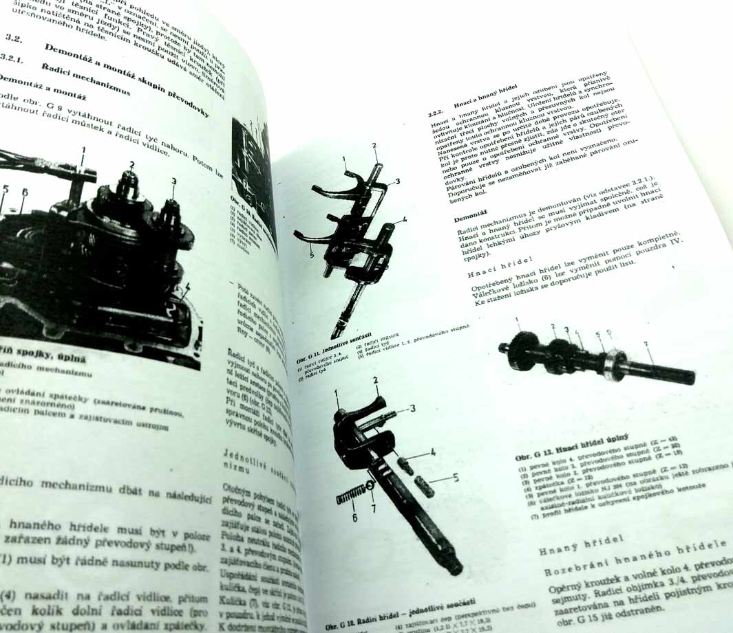Návod na opravy Wartburg 1,3 reprint - kapitola Převodovka. Dílenská příručka Převodovka na Wartburga se čtyřtaktním motorem 1,3 v češtině - Image 5