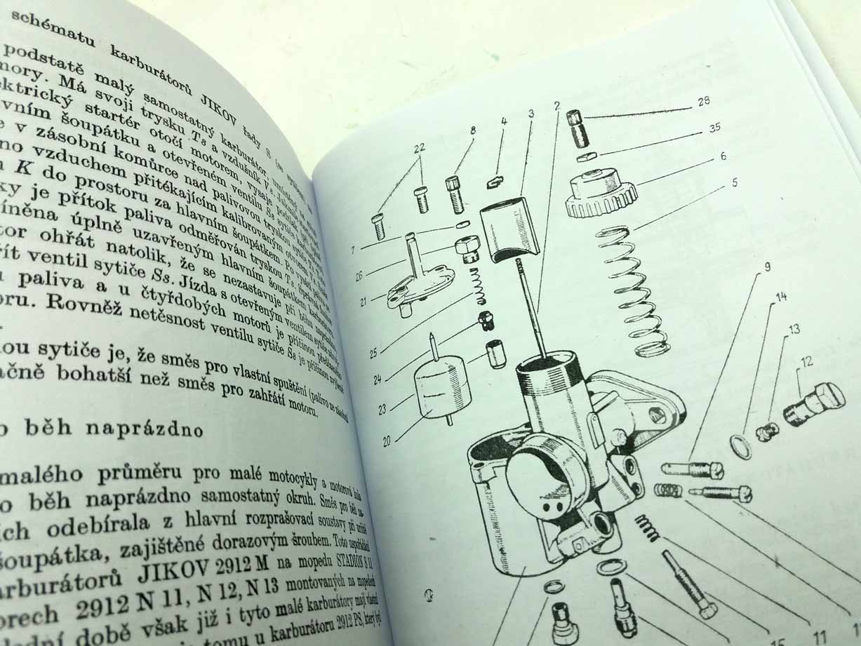 Motocyklové karburátory - Alois Pešek reprint - Image 3