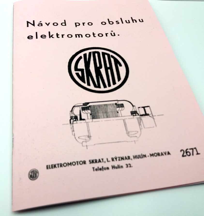 Návod na obsluhu elektromotorů Skrat - reprint. - Image 7