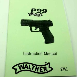 Walther P99 – Instruction Manual reprint.