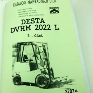 Desta DVHM 2022 L Katalog náhradních dílů reprint.