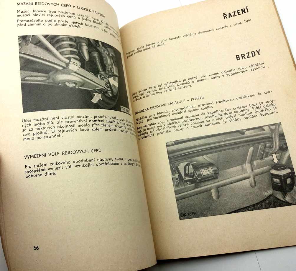 Návod k obsluze a údržbě Škoda 100, 100L, 110L, 110LS - Image 4