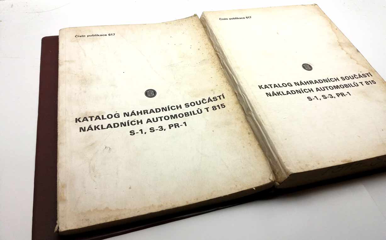 Tatra 815, S1, S3, PR1- Katalog náhradní součástí - textová a obrazová část