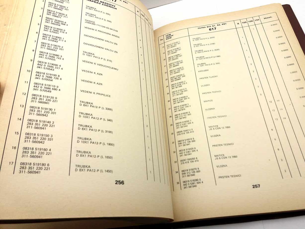 Tatra 815, S1, S3, PR1- Katalog náhradní součástí - textová a obrazová část - Image 5