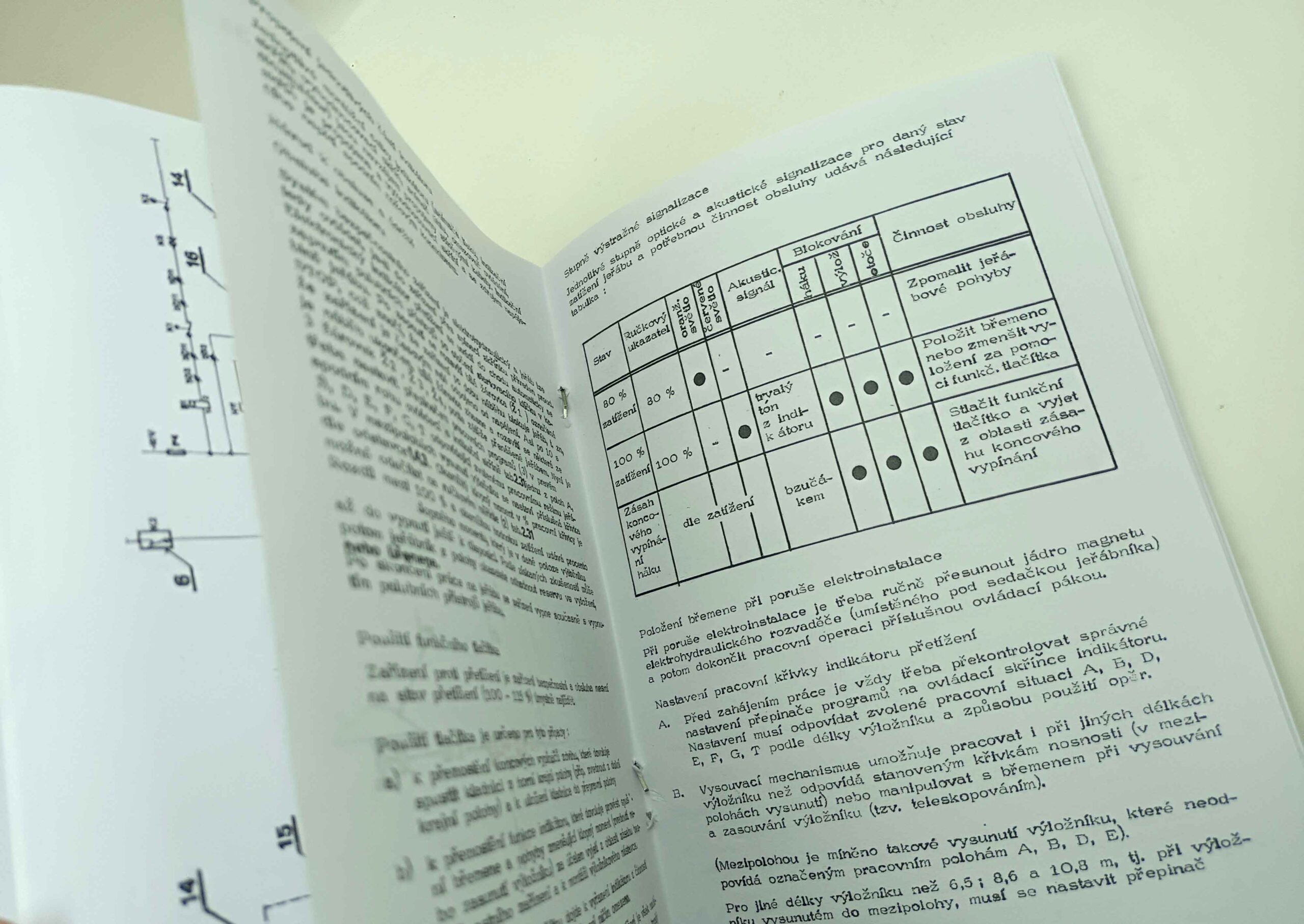 Jeřáb ČKD AD 080 - Technický popis, návod k obsluze, provoz, údržba reprint. - Image 9
