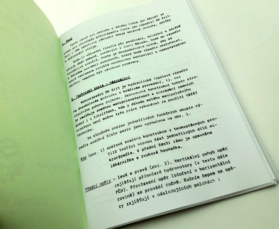 Mikrorýpadlo DH0115 - Návod pro obsluhu a údržbu reprint. - Image 7