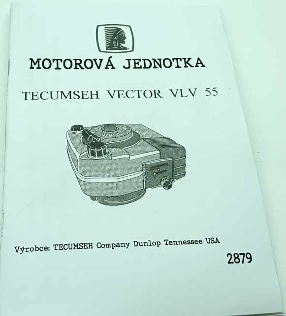 Motor pro sekačky TECUMSEH VECTOR VLV 55 Návod k obsluze a seznam dílů - reprint