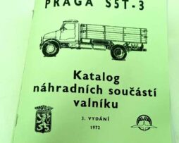 Praga S5T - 3 Nákladní automobil valník Katalog náhradních součástí reprint.