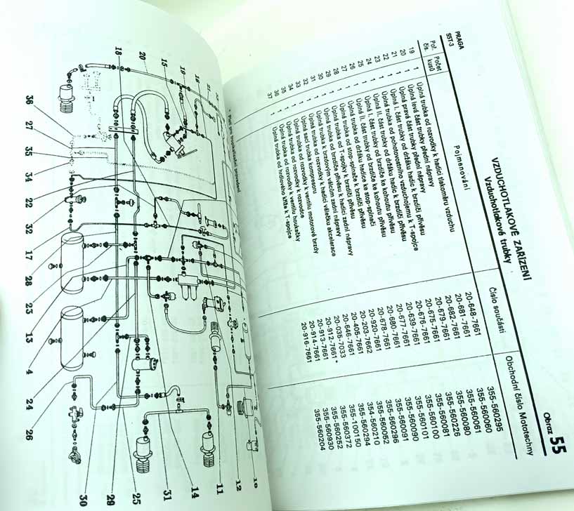 Praga S5T - 3 Nákladní automobil valník Katalog náhradních součástí reprint. - Image 14