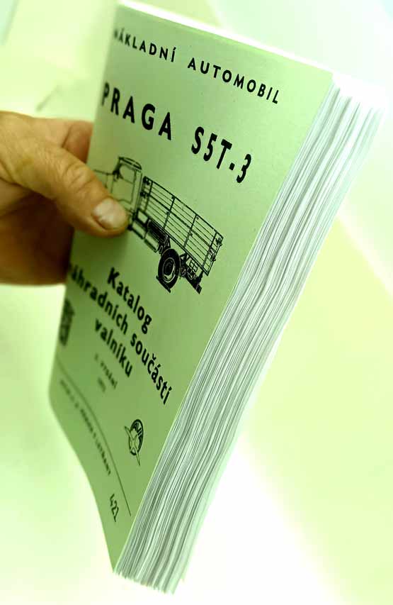 Praga S5T - 3 Nákladní automobil valník Katalog náhradních součástí reprint. - Image 9