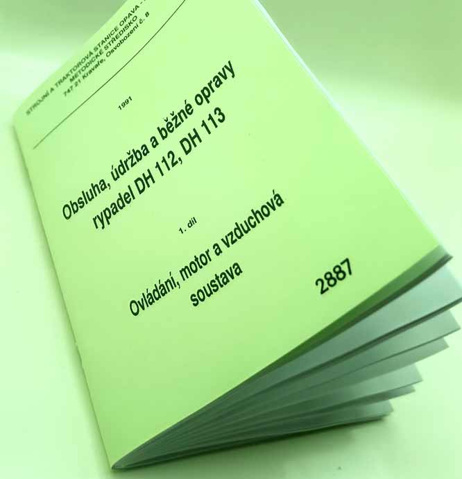 Obsluha, údržba a běžné opravy rypadel DH 112, DH 113 - 1.díl Ovládání, motor a vzduchová soustava reprint - Image 7