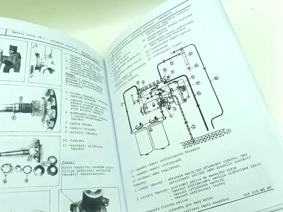 Obsluha, údržba a běžné opravy rypadel DH 112, DH 113 - 1.díl Ovládání, motor a vzduchová soustava reprint - Image 6