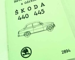 Škoda 440 Škoda 445 Návod k obsluze a údržbě reprint.