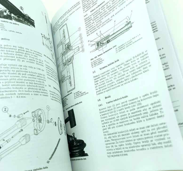 MZ motocykly : ETZ 250 s dodatkem ETZ 251 - Dílenská příručka k motocyklům, reprint. - Image 10