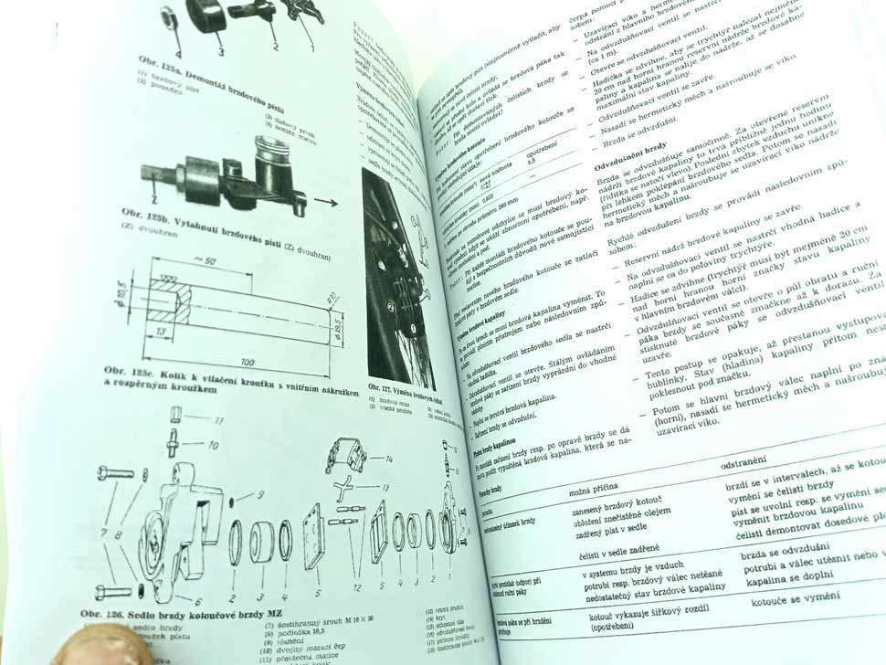 MZ motocykly : ETZ 250 s dodatkem ETZ 251 - Dílenská příručka k motocyklům, reprint. - Image 5