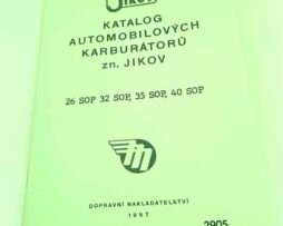 Katalog automobilových karburátorů zn. Jikov reprint.