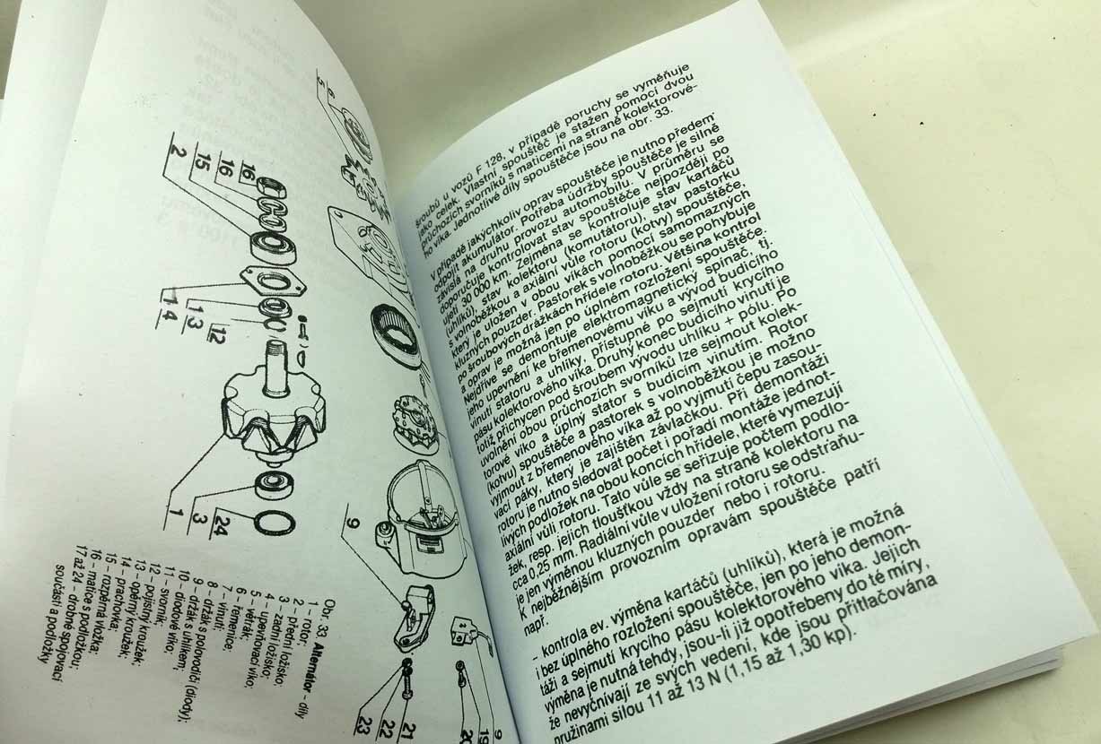 Opravy, údržba a seřizování automobilů Zastava 100 a Fiat 128 - Edice Světa Motorů reprint. - Image 4