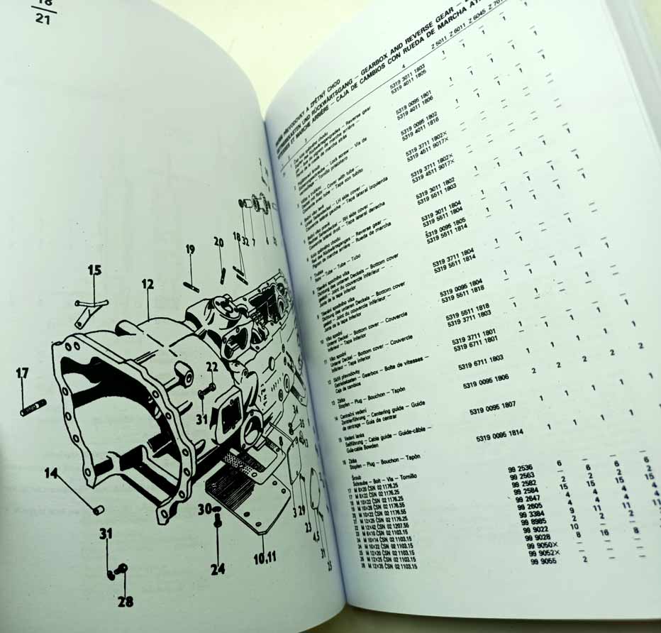 Zetor 5011, 6011, 6045, 7011, 7045, 45Horal UŘ I - Katalog náhradních dílů 1 díl reprint. - Image 5