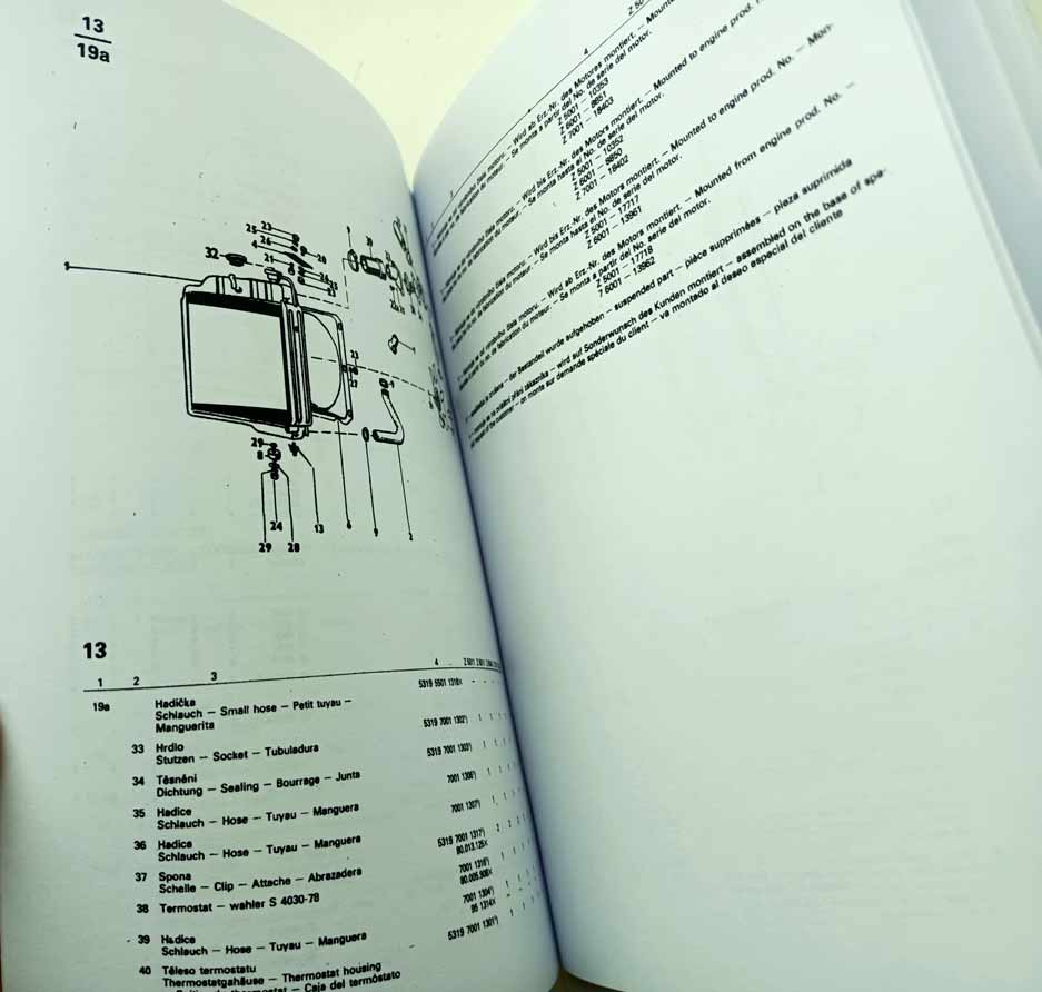 Zetor 5011, 6011, 6045, 7011, 7045, 45Horal UŘ I - Katalog náhradních dílů 1 díl reprint. - Image 4