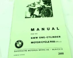 Manual for The BMW R 23 - 250c.c. One cylinder reprint
