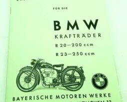 BMW Krafträder R20 - 200ccm, R23 - 250ccm Ersatzteilliste reprint.