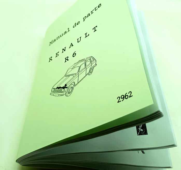Renault R6 - Katalog náhradních dílů reprint. - Image 8