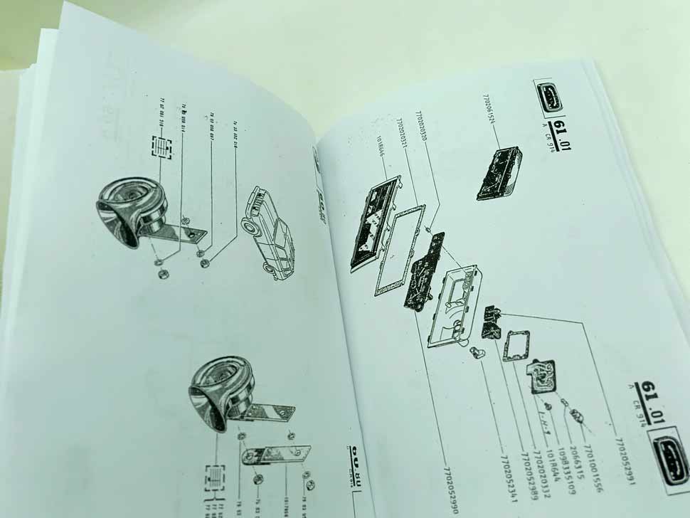 Renault R6 - Katalog náhradních dílů reprint. - Image 3