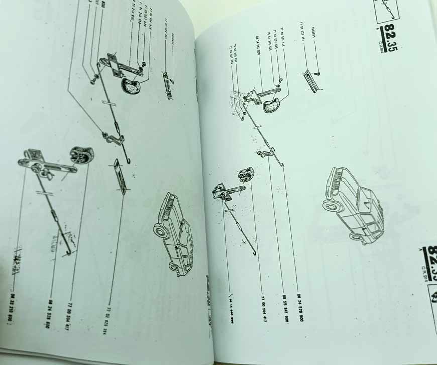Renault R6 - Katalog náhradních dílů reprint. - Image 11