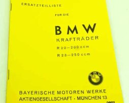BMW Krafträder R20 - 200ccm, R23 - 250ccm Ersatzteilliste reprint