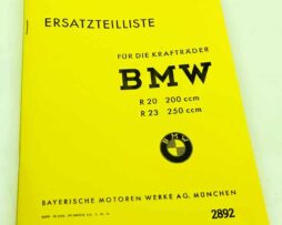 BMW Krafträder R20 - 200ccm, R23 - 250ccm Ersatzteilliste reprint.