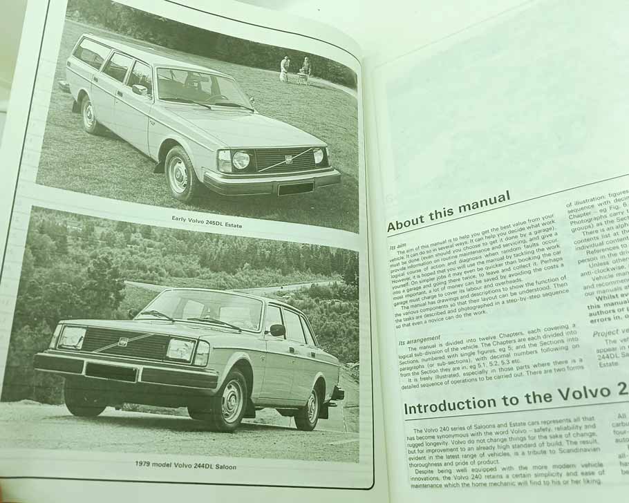 Volvo 240 petrol Owners Workshop Manual - Image 6