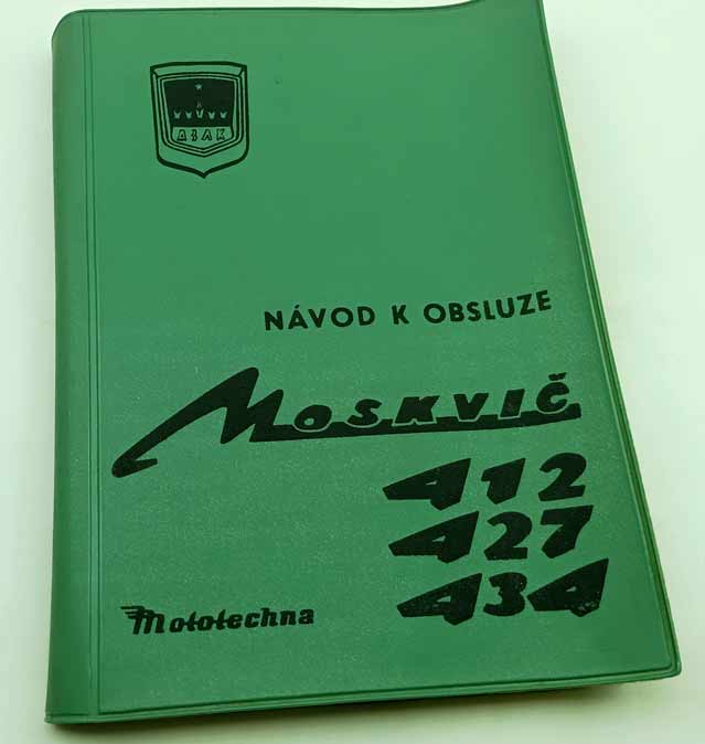 Moskvič 407 423 H - Návod k obsluze